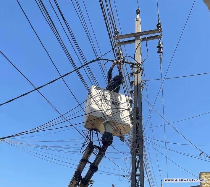 كهرباء ذي قار ترفع أكثر من ٥٠٠ حالة تجاوز عن الشبكة الكهربائية في الاسبوع الماضي